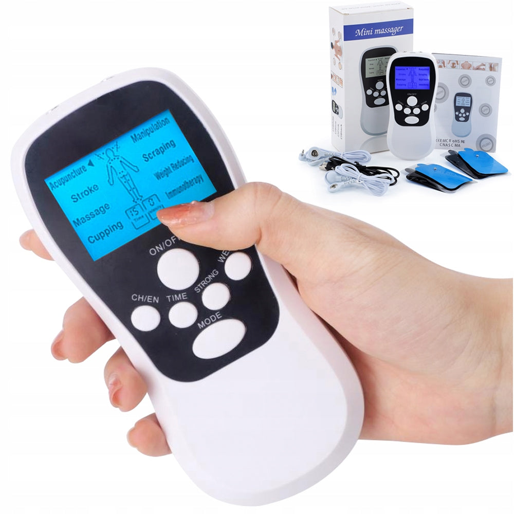 NERVE MUSCLE ELECTROSTIMULATOR TENS EMS 8 MODES ELECTROSTIMULATOR MASSAGER