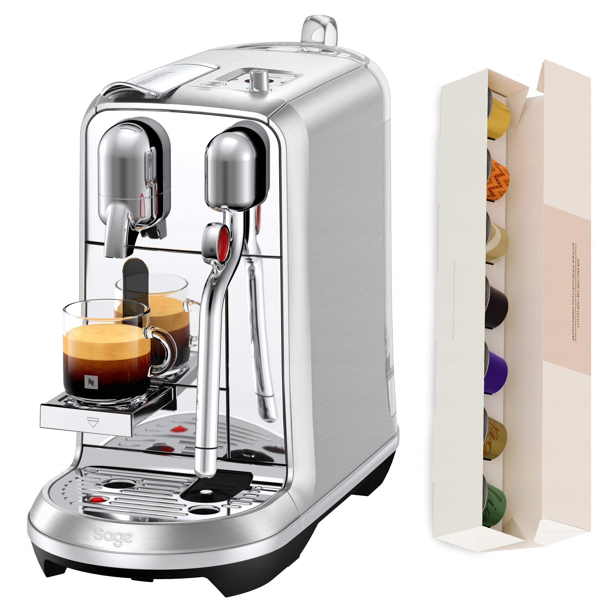 NESPRESSO COFFEE MAKER FOR PRESSURE CAPSULES CREATISTA PLUS CAPSULE