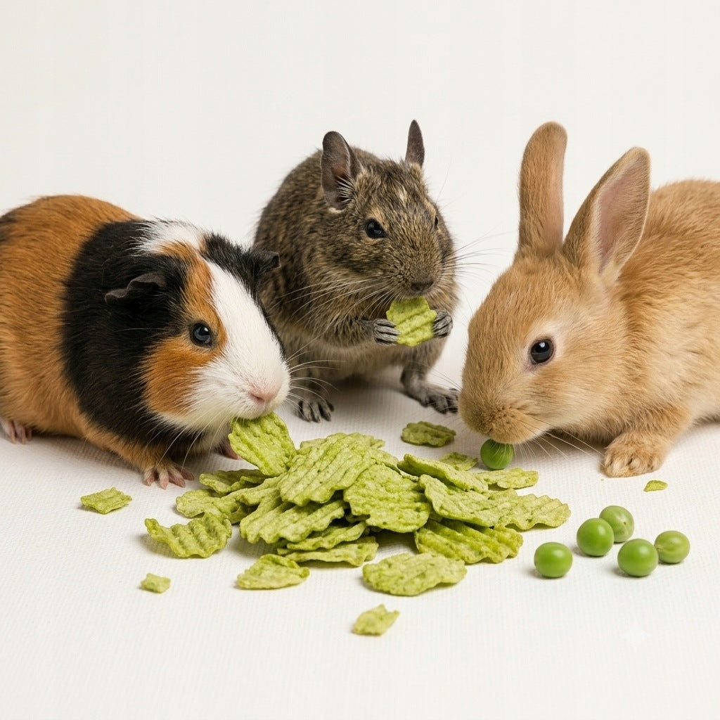 NESTOR SNACKS TREAT TEETHER FOR RODENTS AND RABBITS PEA FLAKES 55g Manufacturer code 5901636002183
