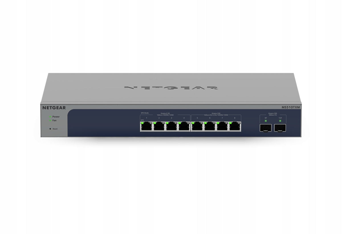 NETGEAR 8-Port Multi-Gigabit/10G Ethernet Smart Managed Pro Switch