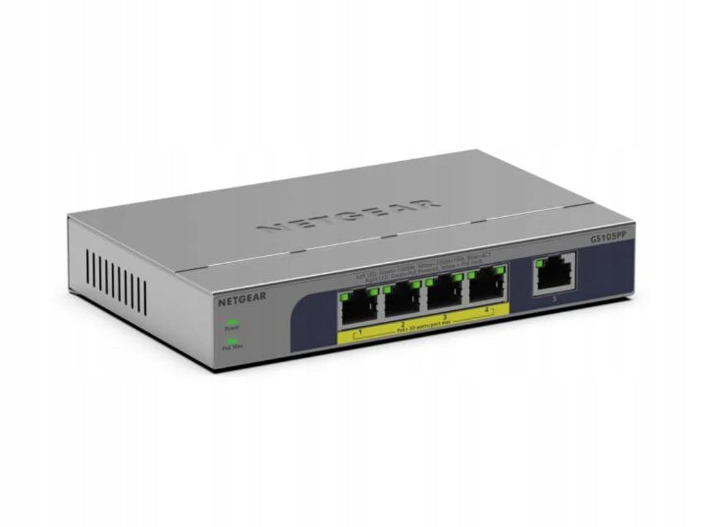 NETGEAR GS105PP Unmanaged Gigabit Ethernet (10/100/1000) Support ...
