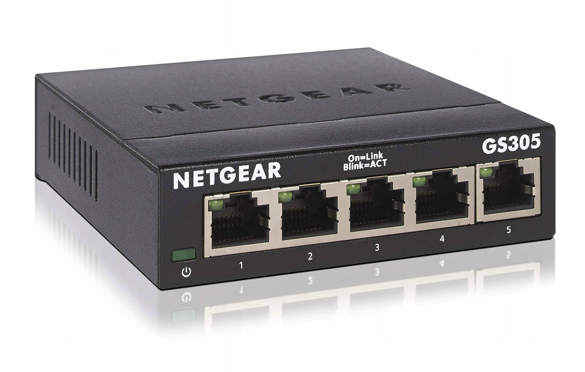 NETGEAR GS305 NETWORK SWITCH 5-PORT GIGABIT LAN