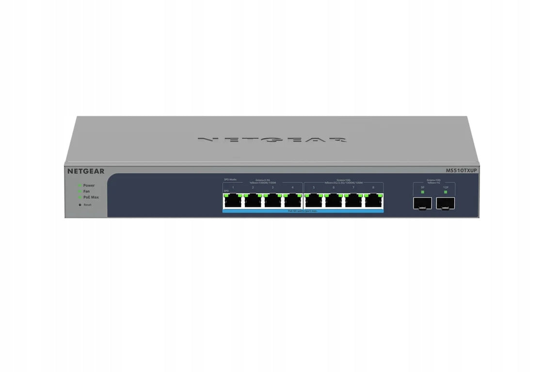 NETGEAR MS510TXUP Managed L2+ 10G Ethernet (100/1000/10000) Support for...