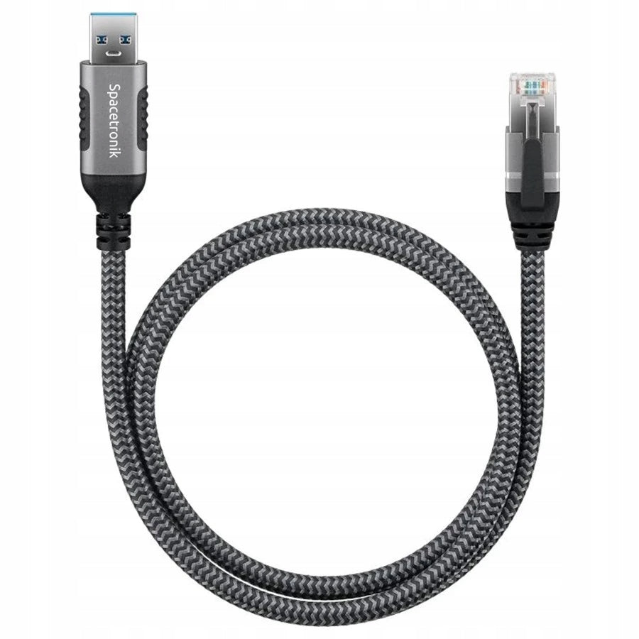 NETWORK ADAPTER USB-A CABLE GIGABIT RJ45 EXTERNAL NETWORK CARD 2M 1GB Manufacturer Spacetronik