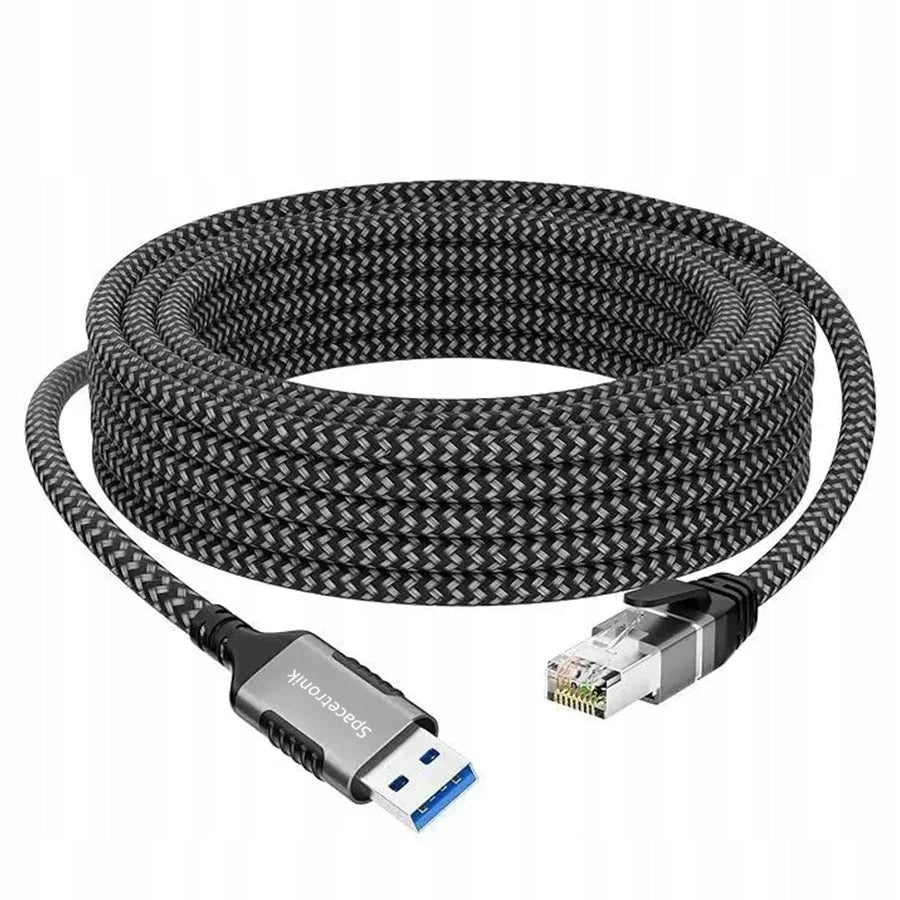 NETWORK ADAPTER USB-A CABLE GIGABIT RJ45 EXTERNAL NETWORK CARD 2M 1GB