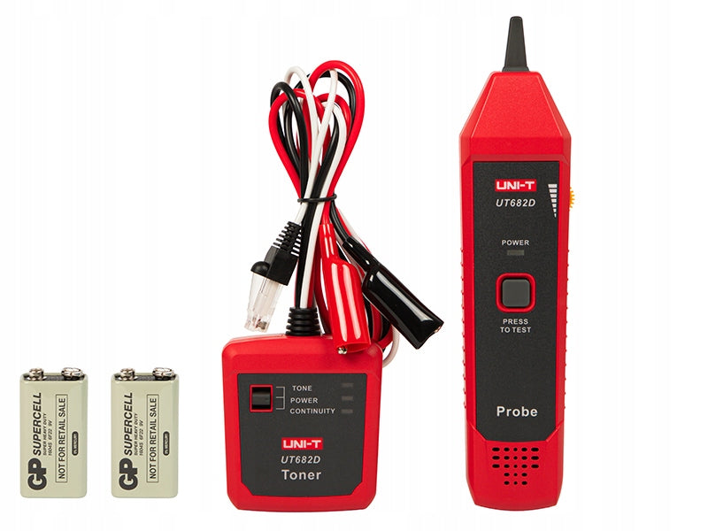 NETWORK CABLING TESTER FINDER CABLE PAIR LOCATOR UNI-T UT682D Packaging status original