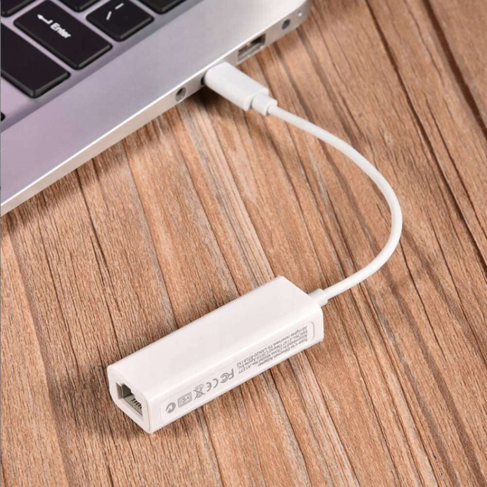 NETWORK CARD HUB ADAPTER USB-C 3.1 FAST ETHERNET RJ45 ADAPTER LAN Packaging status original