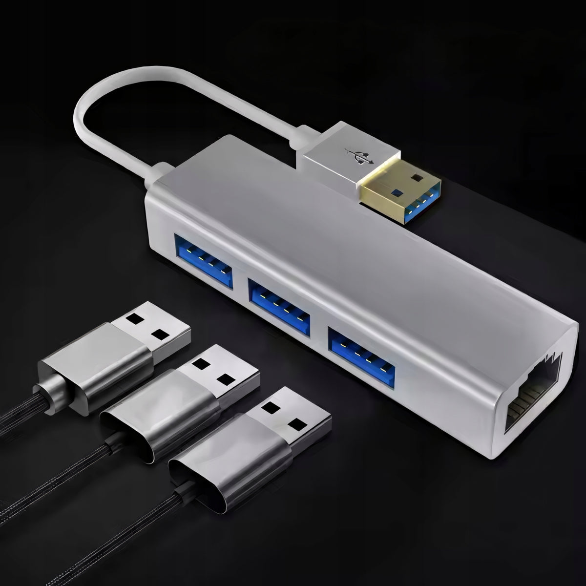 NETWORK CARD HUB USB 3.0 ADAPTER RJ45 GIGABIT ETHERNET LAN Manufacturer Novaza Tech