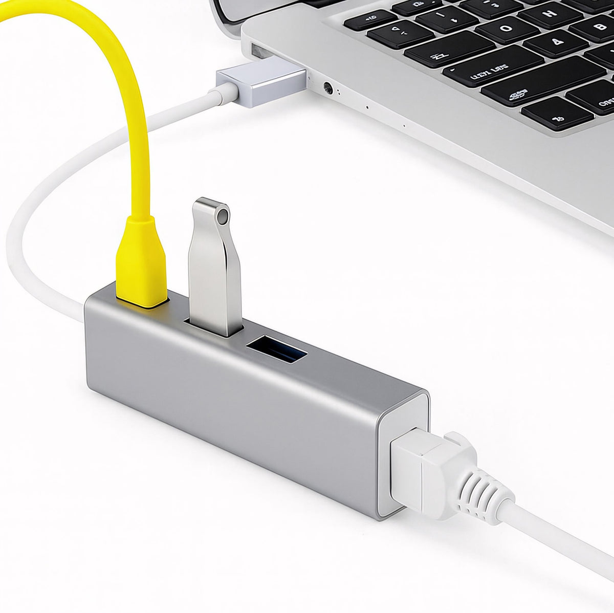 NETWORK CARD HUB USB 3.0 ADAPTER RJ45 GIGABIT ETHERNET LAN