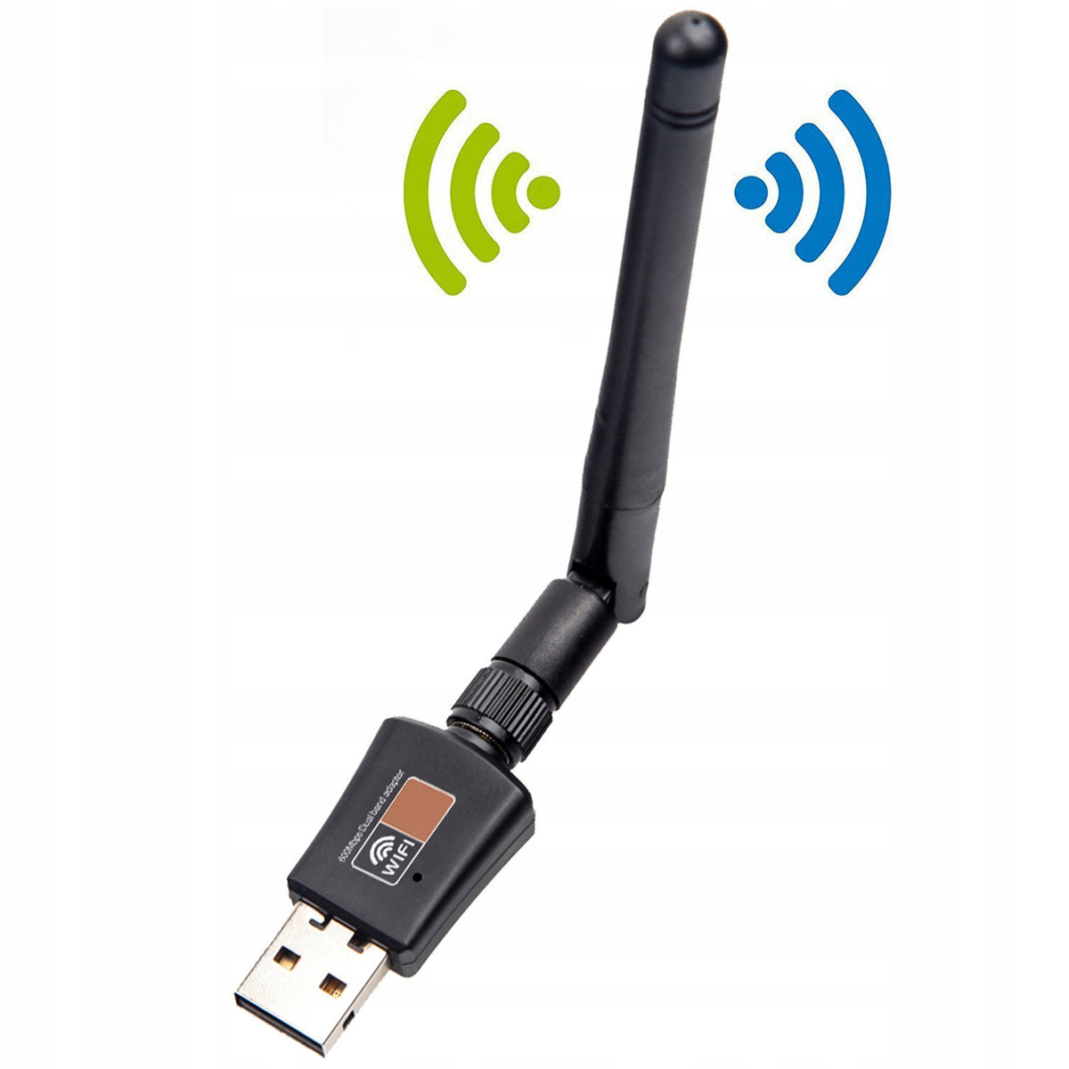 NETWORK CARD WIRELESS WIFI USB 2.4/5GHZ DUAL BAND ANTENNA Packaging status original