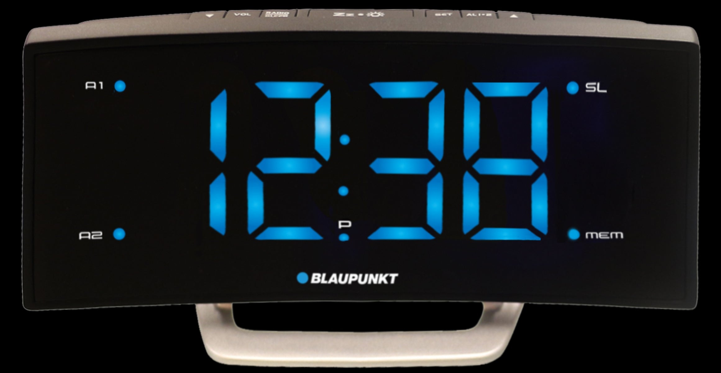 NETWORK RADIO ALARM CLOCK FM CLOCK BLAUPUNKT CR7BK LCD Brand Blaupunkt
