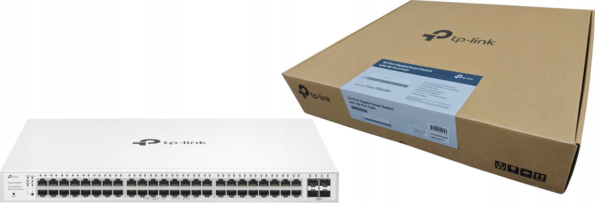 NETWORK SWITCH TP-LINK FESTA FS352GP 52-PORT SMART SWITCH WHITE