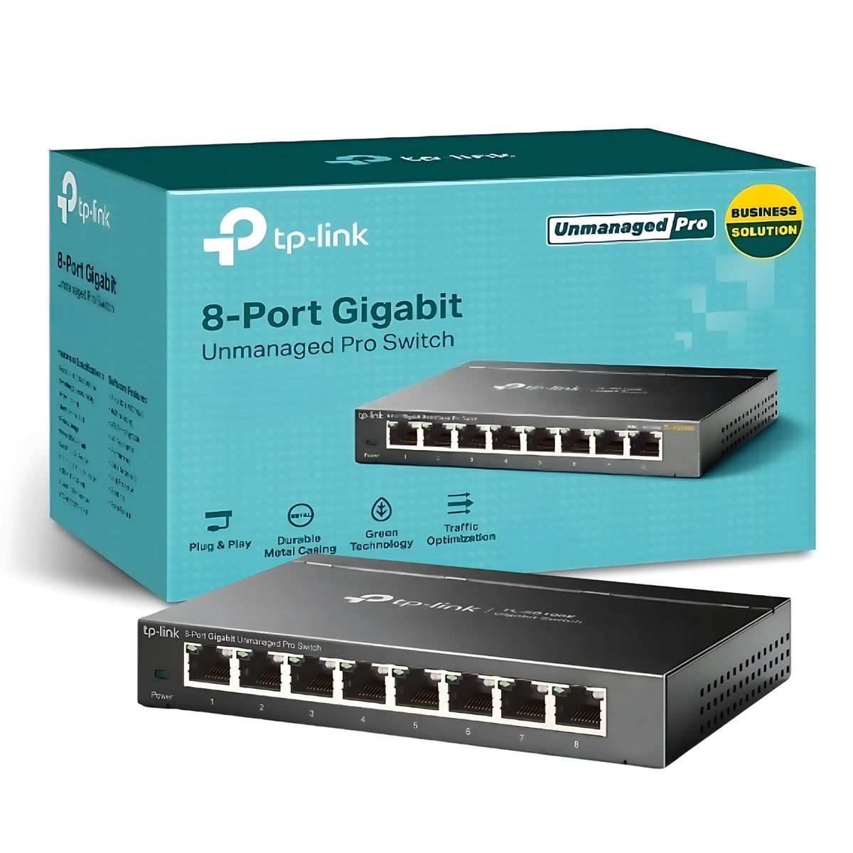 NETWORK SWITCH TP-LINK INCREASE THE NUMBER OF 8-PORT PORTS