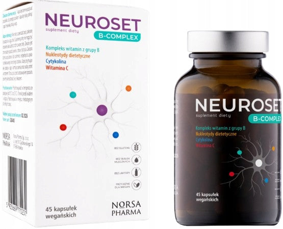 NEUROSET B-COMPLEX vitamin B vitamin complex Norsa Pharma 45 capsules