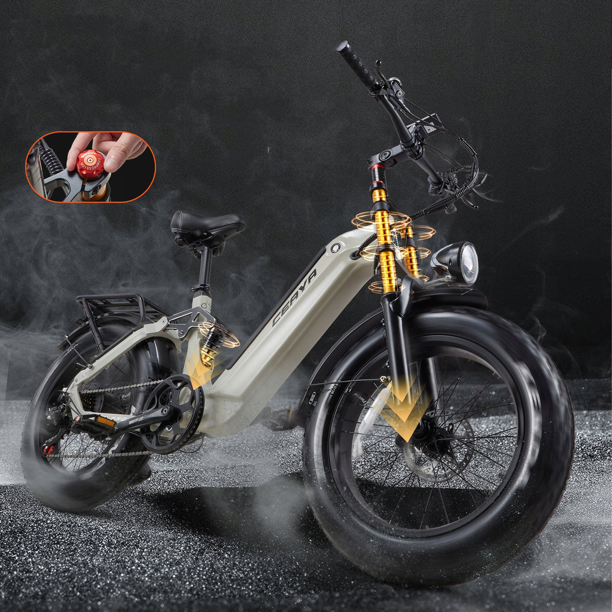 NEW"2026"CEAYA A20 PRO 1000W Fatbike Electric ,48V,20 Ah, Hydraulic Brakes Manufacturer code 9331933362370 /XD