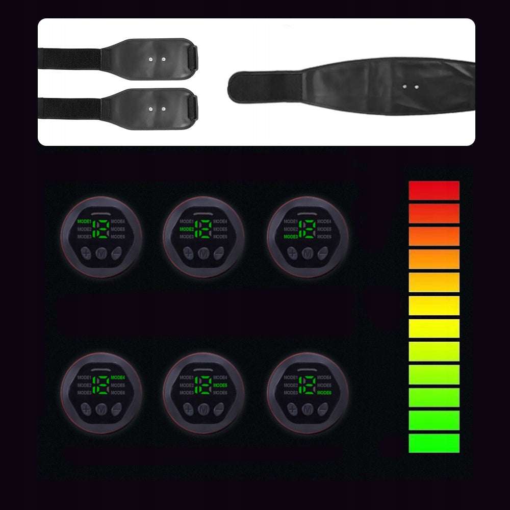 NEW ABDOMINAL MUSCLE ELECTROSTIMULATOR EMS ABS SLIMMING BELT IMPROVED EAN (GTIN) 6906323059067