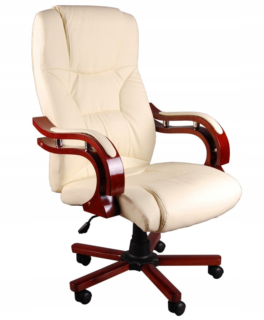 NEW ARMCHAIR OFFICE WITH WOOD BSL005 BEIGE GIOSEDIO Brand Giosedio