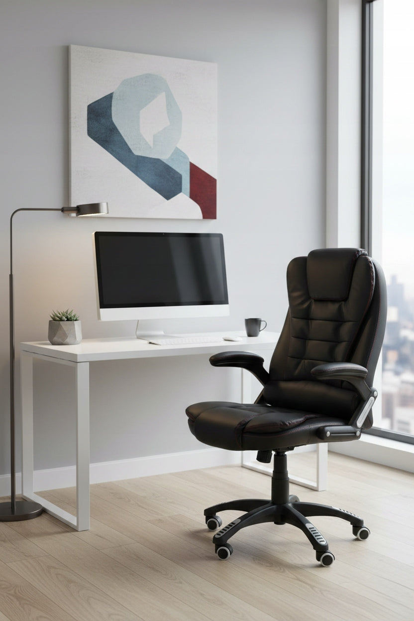 NEW BLACK OFFICE CHAIR WITH MASSAGE BSB004M Manufacturer code BSB004M