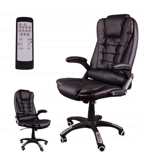 NEW BLACK OFFICE CHAIR WITH MASSAGE BSB004M