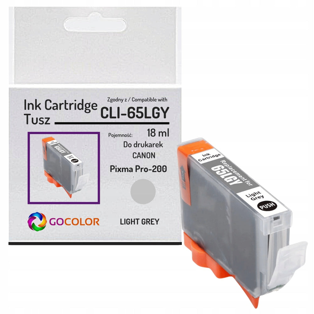 NEW CLI-65 LGY light gray ink cartridge for Canon PIXMA PRO-200 replacement 18.0 ML