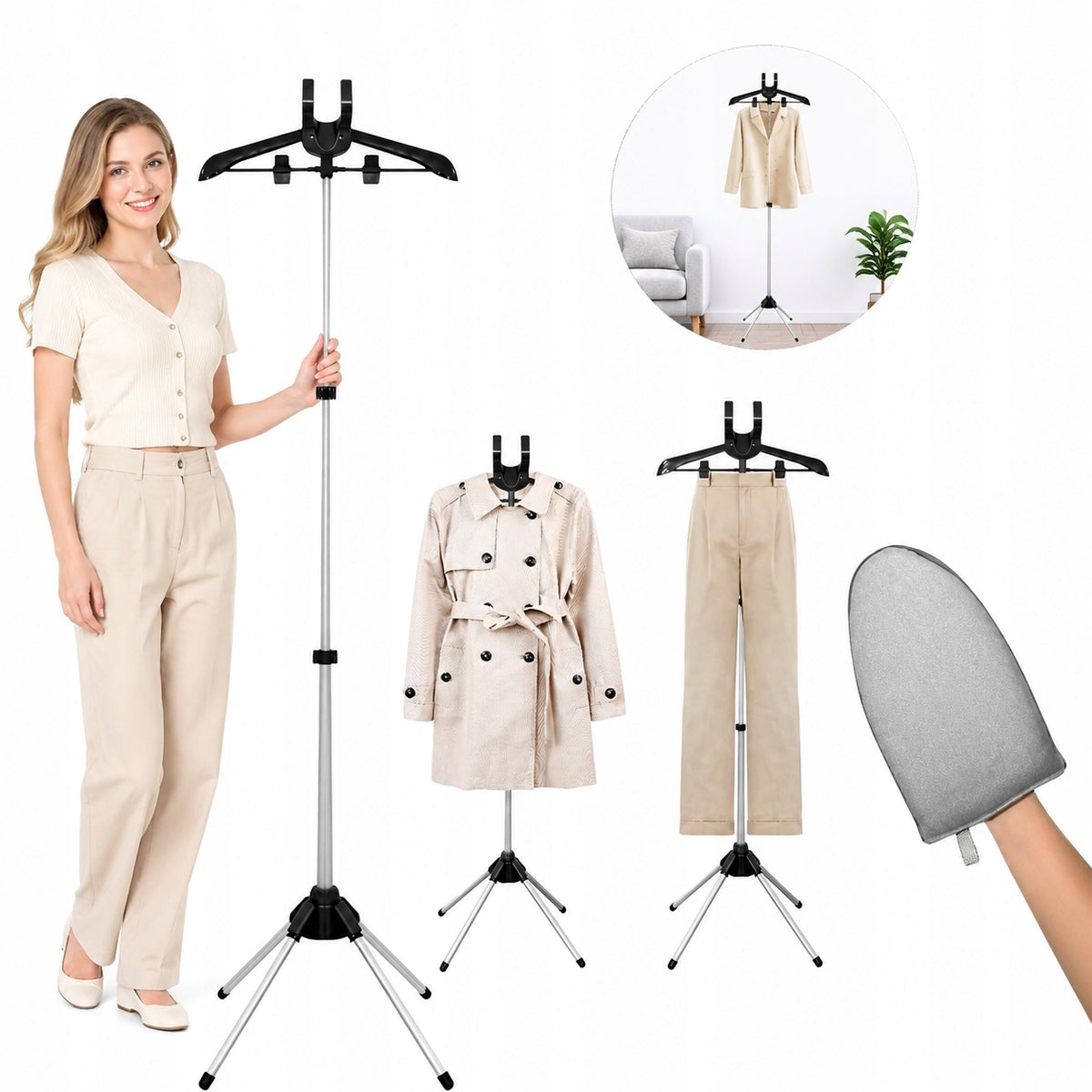 NEW CLOTHES HANGER LARGE IRONING CLOTH RACK 2026