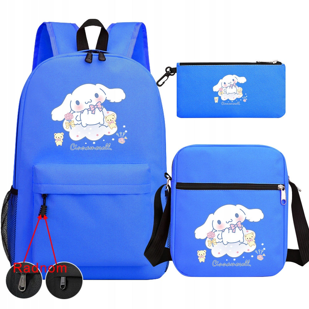 NEW Cinnamoroll SCHOOL SET BACKPACK BAG PENCIL CASE Manufacturer code dfhytjfgtjyjd