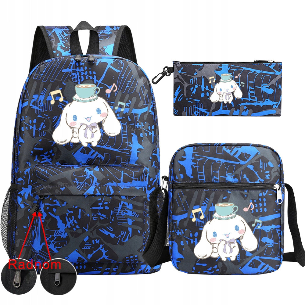 NEW Cinnamoroll SCHOOL SET BACKPACK BAG PENCIL CASE