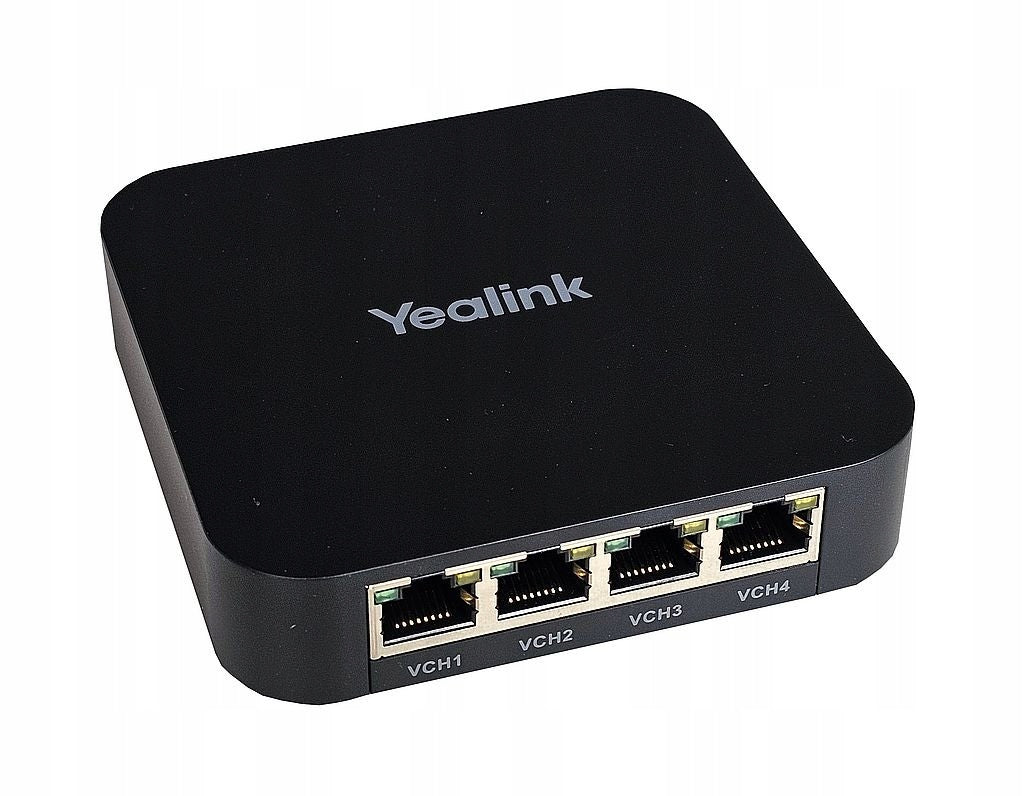 NEW DESKTOP SWITCH YEALINK RCH40 4x1GB PoE+ POWER SUPPLY