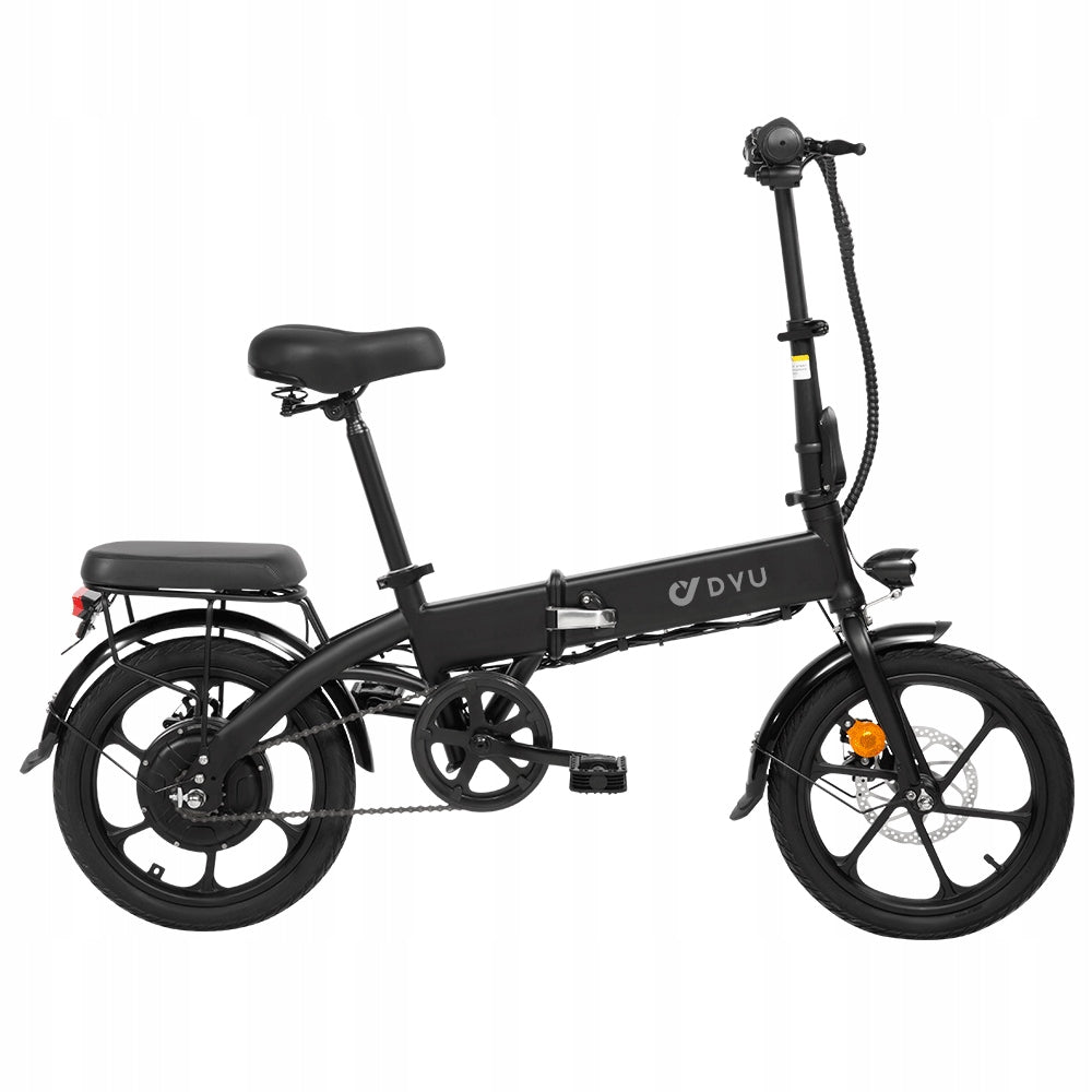 NEW DYU A1F PRO Electric Folding Bicycle 16 Inch 250W Black Manufacturer code DYU-A1F Pro-Black