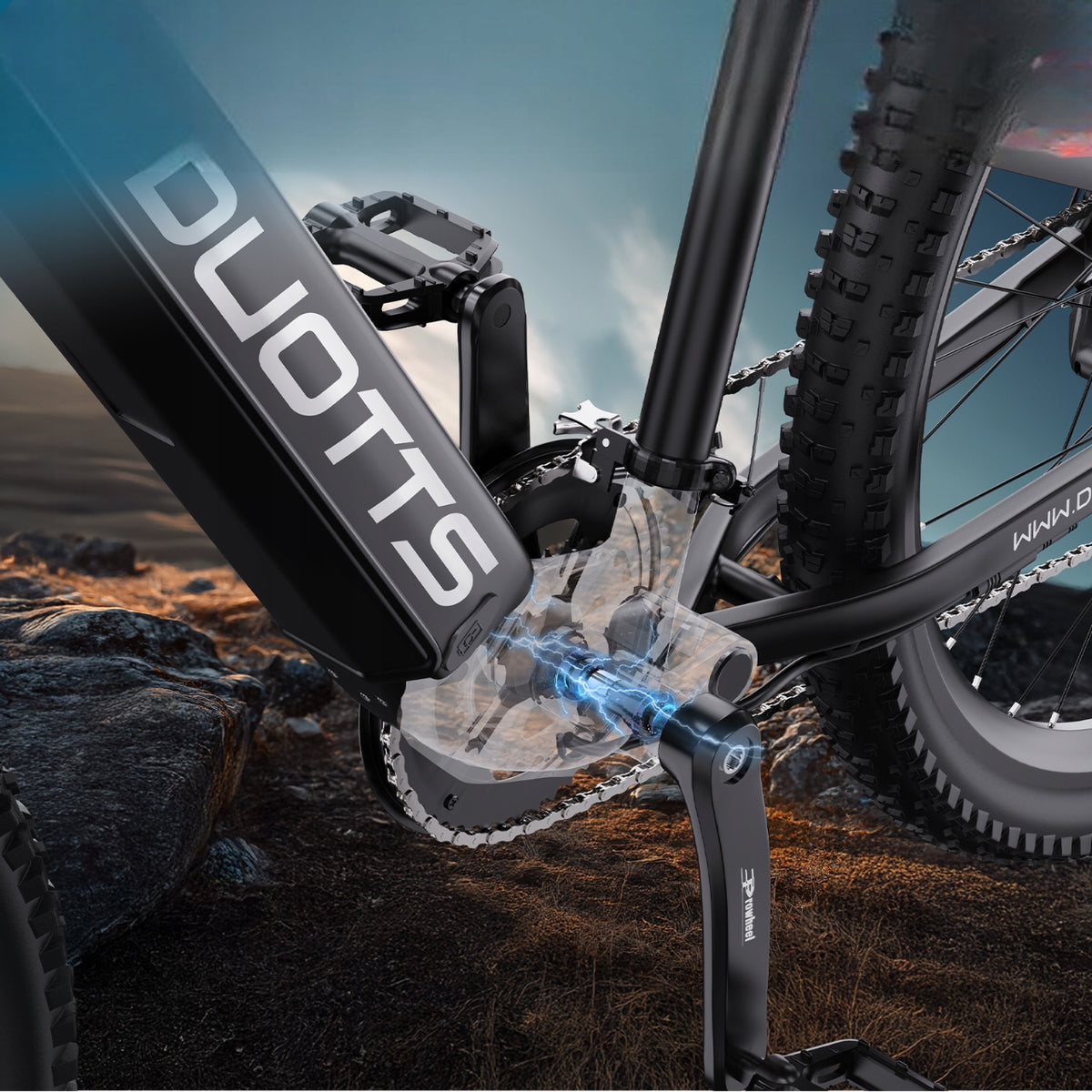 NEW Electric Vehicle Duotts E29 BAFANG 720W 40KM/H Shimano 14 Speed 27.5" Manufacturer code Duotts E29 Black and red