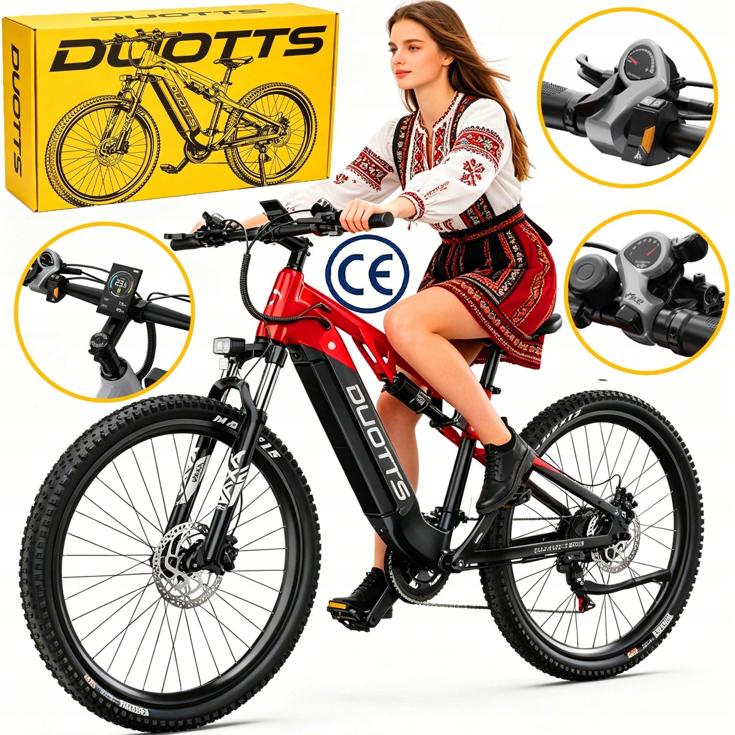 NEW Electric Vehicles Duotts E29 BAFANG 720W 40KM/H Shimano 14 27.5"