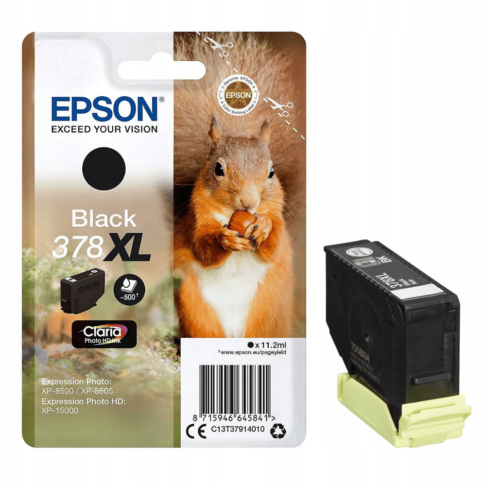 NEW Epson T3791 378XL Black XP-15000 XP-8500 XP-8505 XP-8600