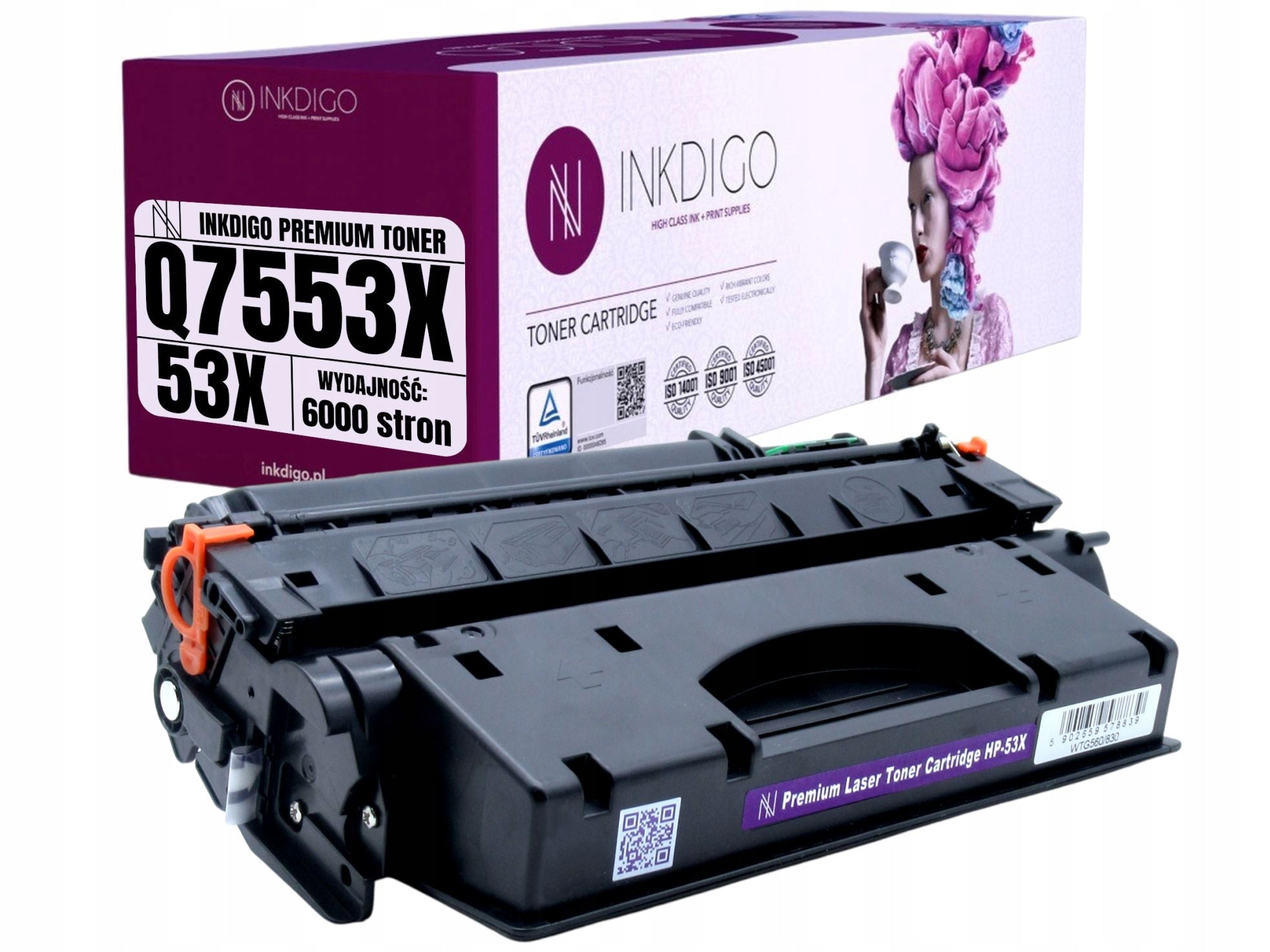 NEW HP 53X Q7553X TONER CARTRIDGE FOR HP 2015 HP 2014 M2727