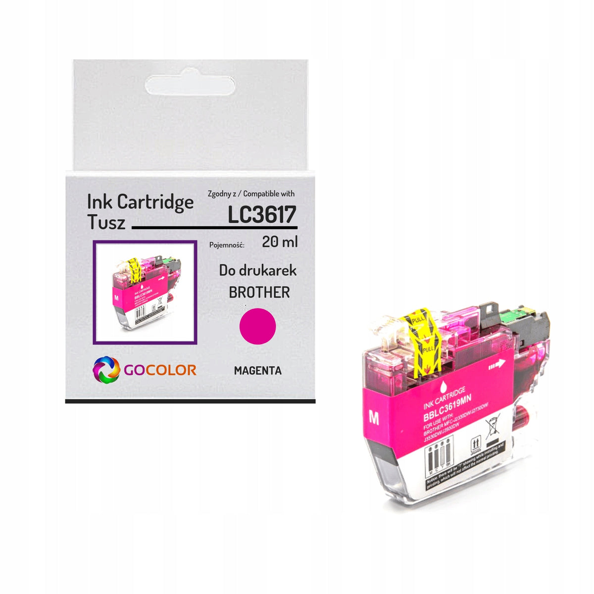 NEW Ink LC-3617M Magenta for Brother MFC-J2330DW MFC-J2730DW MFC-J3530DW
