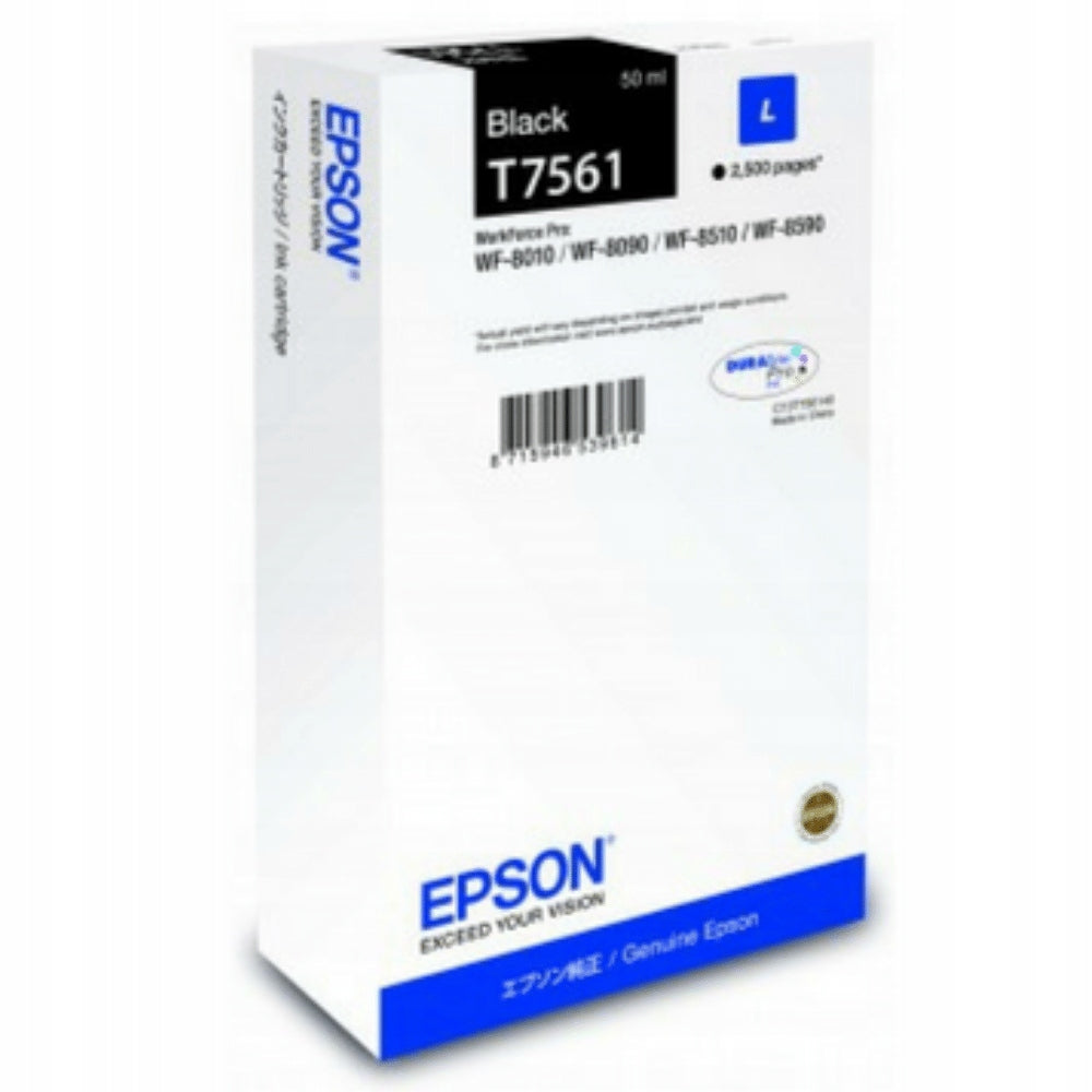 NEW Ink T7561 L EPSON WorkForce Pro WF-6530MFP WF-8010DW WF-8090D3TWC