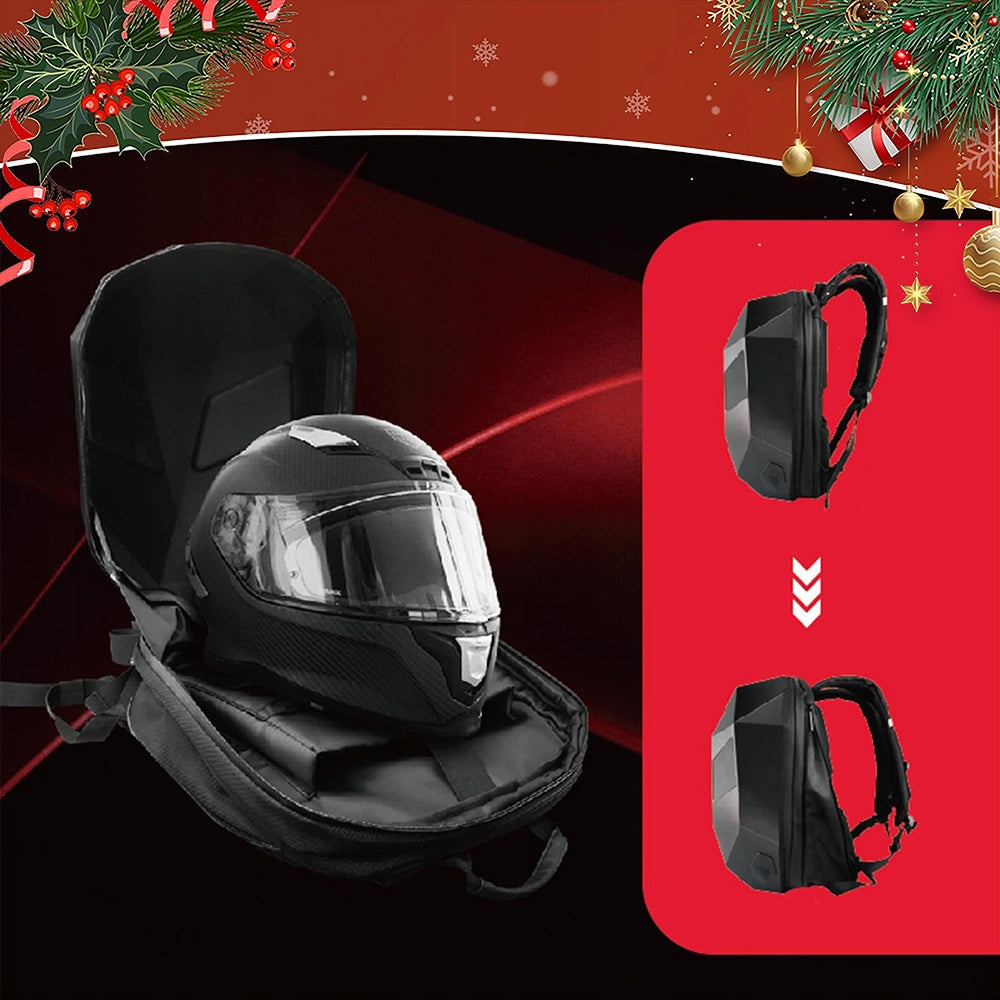 NEW Iron Man Motorcycle Backpack LED Screen Pixel Art Spacious Waterproof Manufacturer no brand