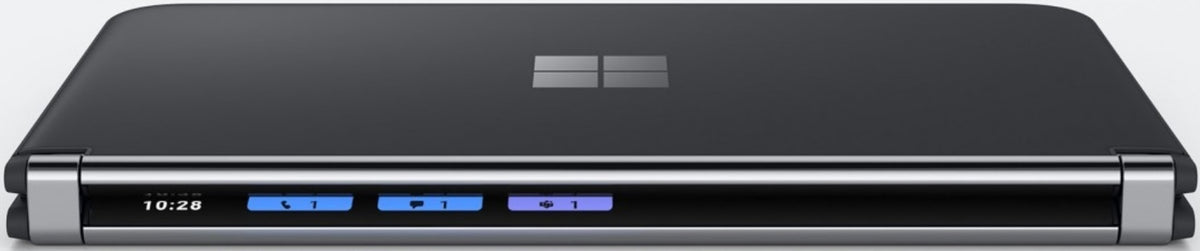 NEW MICROSOFT SURFACE DUO 2 8GB DDR5 / 256GB SSD OBSIDIAN BLACK FOLDING Headphones included yes