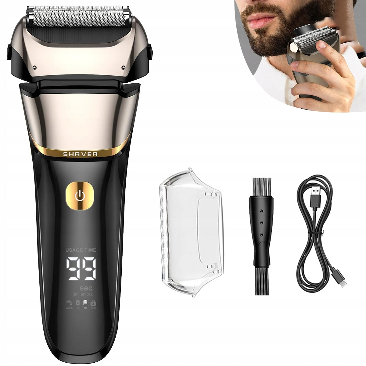 NEW Men's Electric Shaver | Beard Shaving Machine