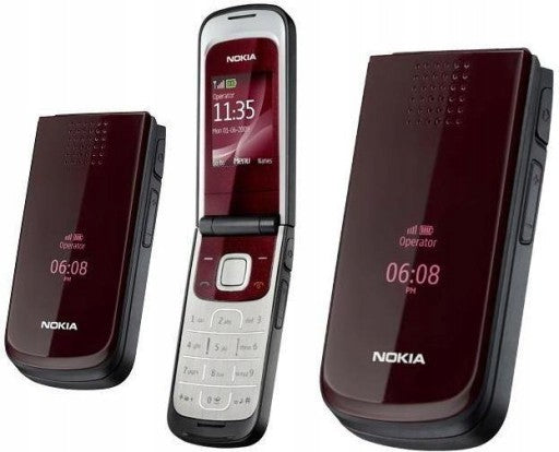 NEW NOKIA 2720 FOLD 2 COLORS BLACK BURGUNDY PROMOTION WITH FLAP Headphones included yes
