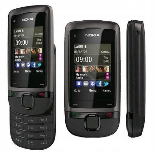 NEW NOKIA C2-05 SET FREEBIES PROMO 3 COLOURS EXTENDABLE