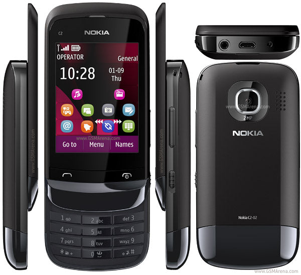NEW NOKIA C2 C2-02 COMPLETE SET FREEBIES PROMO Charger included yes
