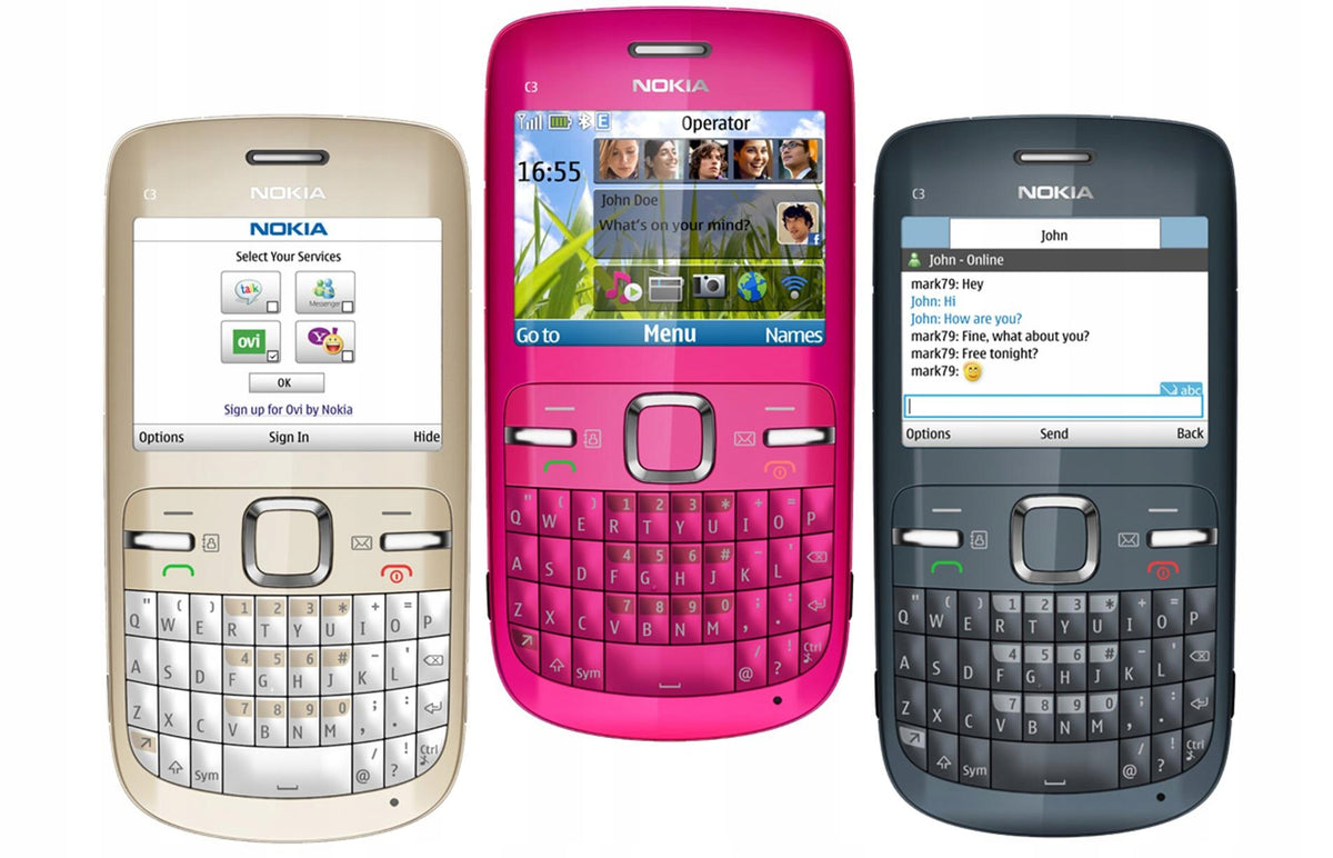 NEW NOKIA C3-00 COMPLETE PROMO KIT Headphones included yes