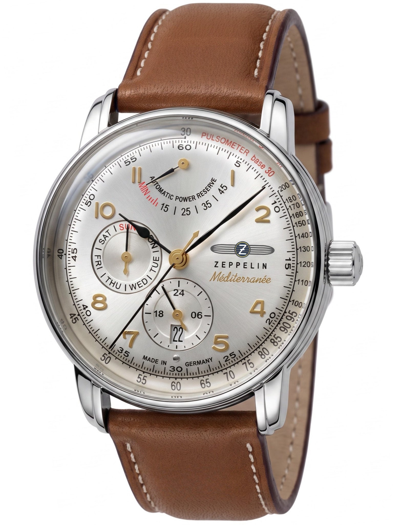 NEW ORIGINAL Men's Watch Zeppelin Mediterranee 96901 Automatik LTD