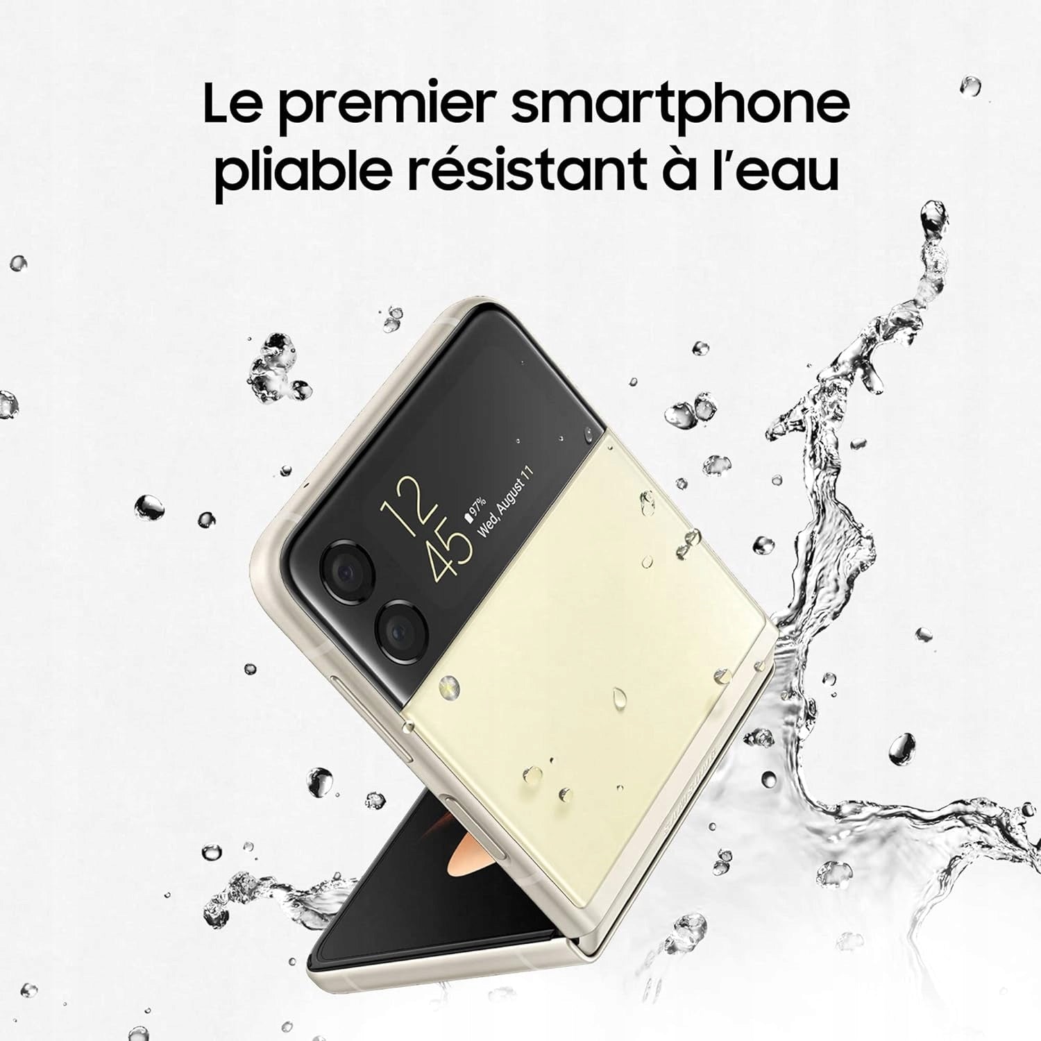 NEW ORIGINAL Samsung Galaxy Z Flip 3 Flip3 5G Dual SIM Foldable Smartphone Manufacturer code SM-F711BZWBEUB