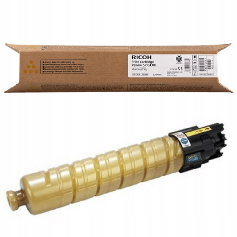 NEW Original Toner Cartridge Ricoh 821075 SPC430E Yellow SPC440DN SPC441DN Packaging status original