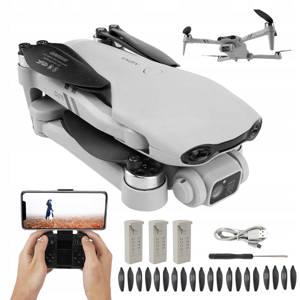 NEW SMART DRONE F10 HD WIFI HOVER MODE FOLDING 60 MIN FLIGHT