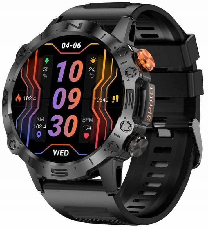 NEW SMARTWATCH GRAVITY GT20-1 46mm SPORTS WATCH WITH CALLS - SET Brand Gravity