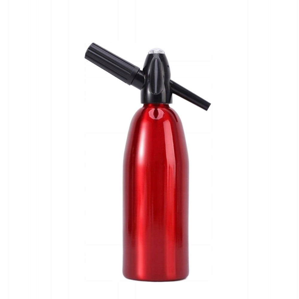 NEW SODA SPARKLING WATER SATURATOR SIPHON Red - 1 liter Packaging status original