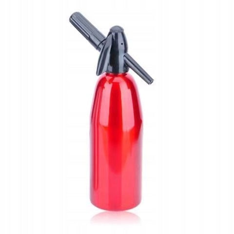 NEW SODA SPARKLING WATER SATURATOR SIPHON Red - 1 liter