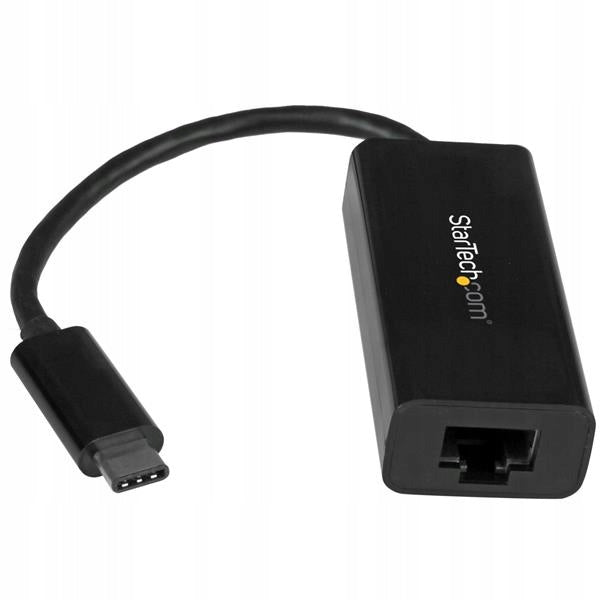 NEW StarTech USB-C NETWORK CARD LAPTOP CHROMEBOOK MACBOOK DELTACO BLACK Packaging status original